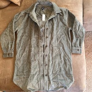 GAP long corduroy button up